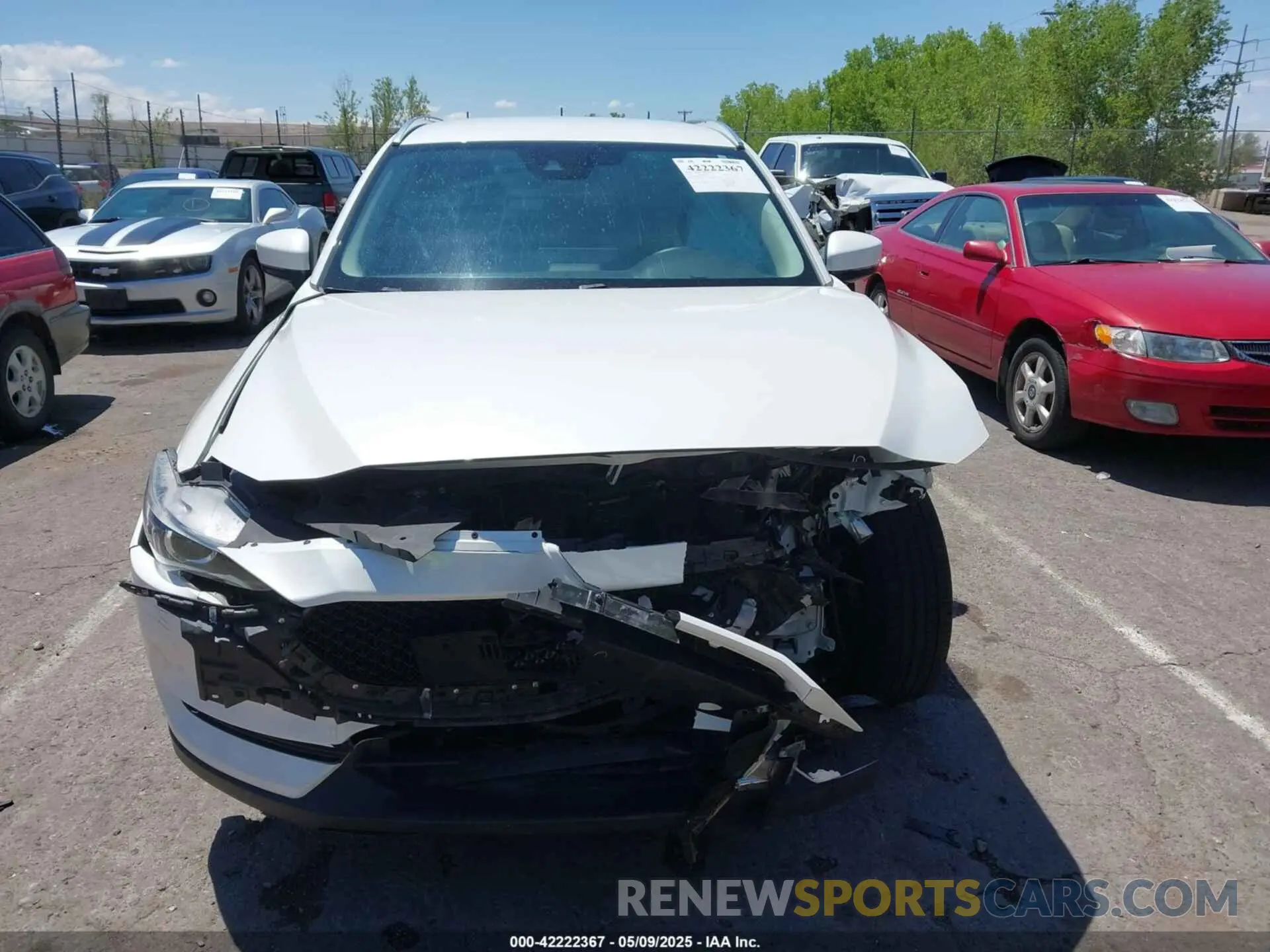 12 fotografías del automóvil dañado JM3KFABM2M1311384 MAZDA CX-5 2021