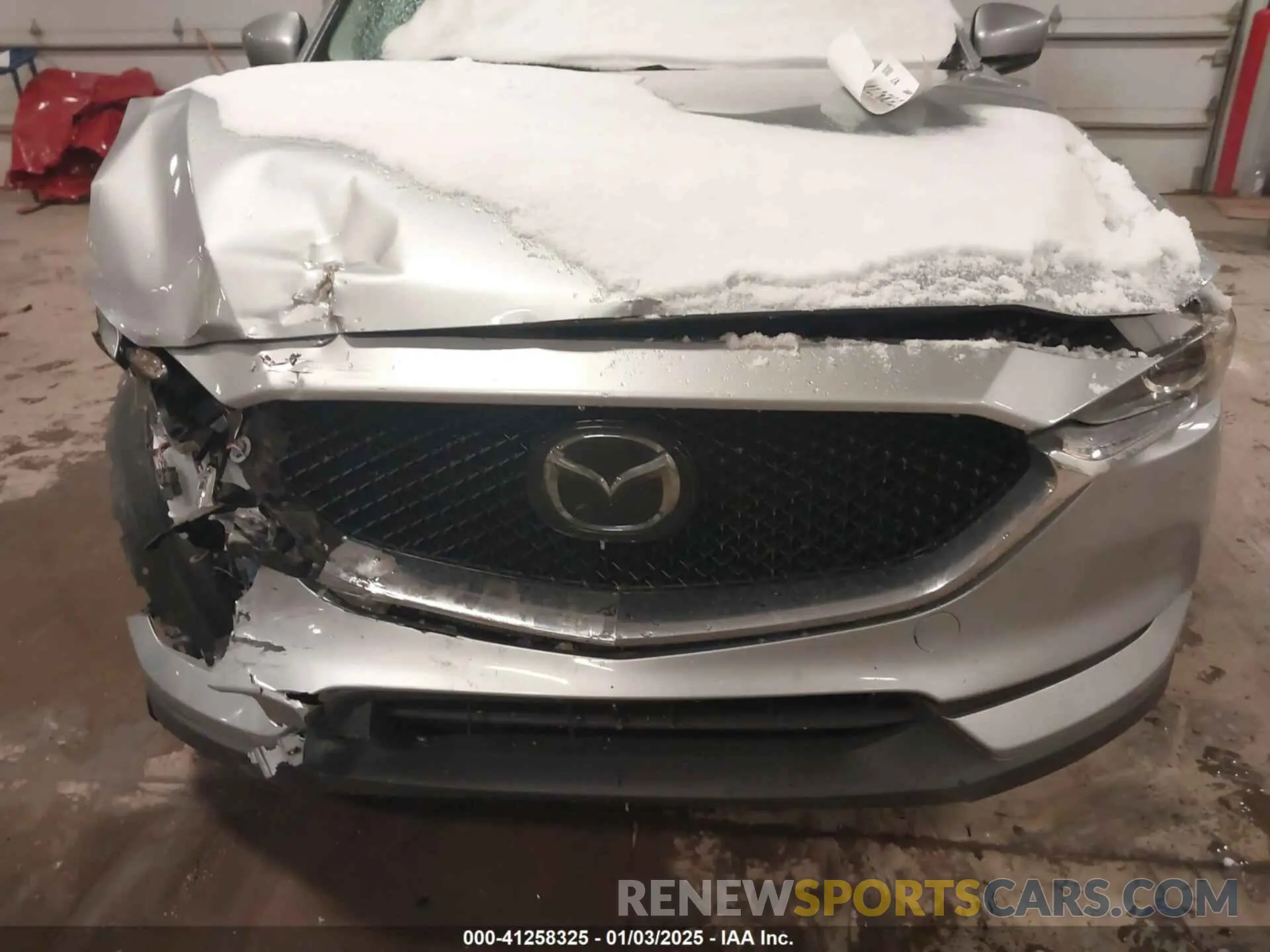6 fotografías del automóvil dañado JM3KFACM0M0331234 MAZDA CX-5 2021