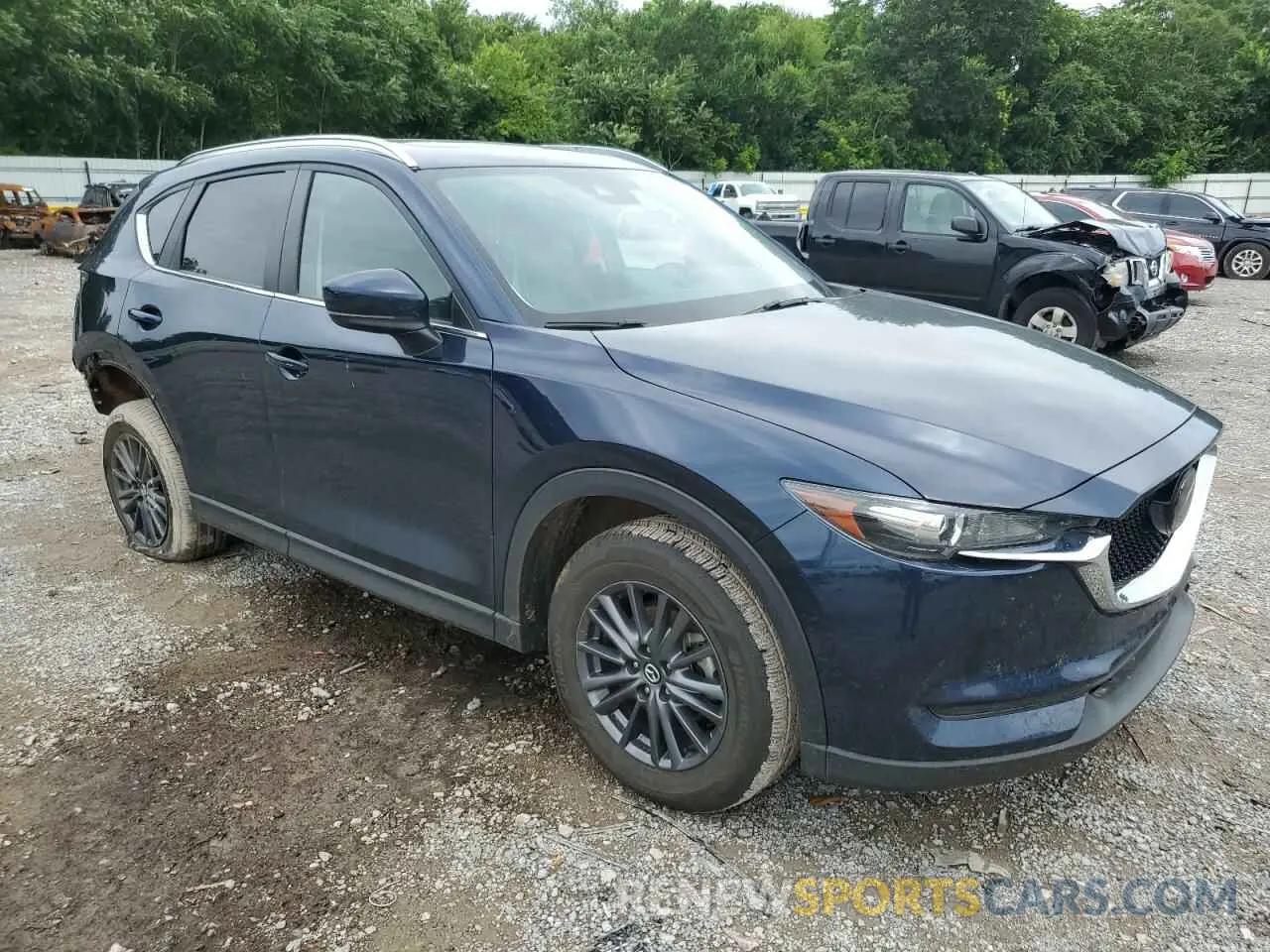 4 fotografías del automóvil dañado JM3KFACM0M0397721 MAZDA CX-5 2021
