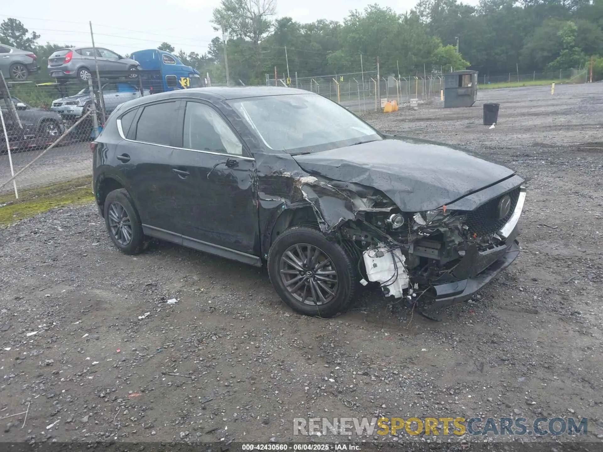 1 fotografías del automóvil dañado JM3KFACM0M0444391 MAZDA CX-5 2021