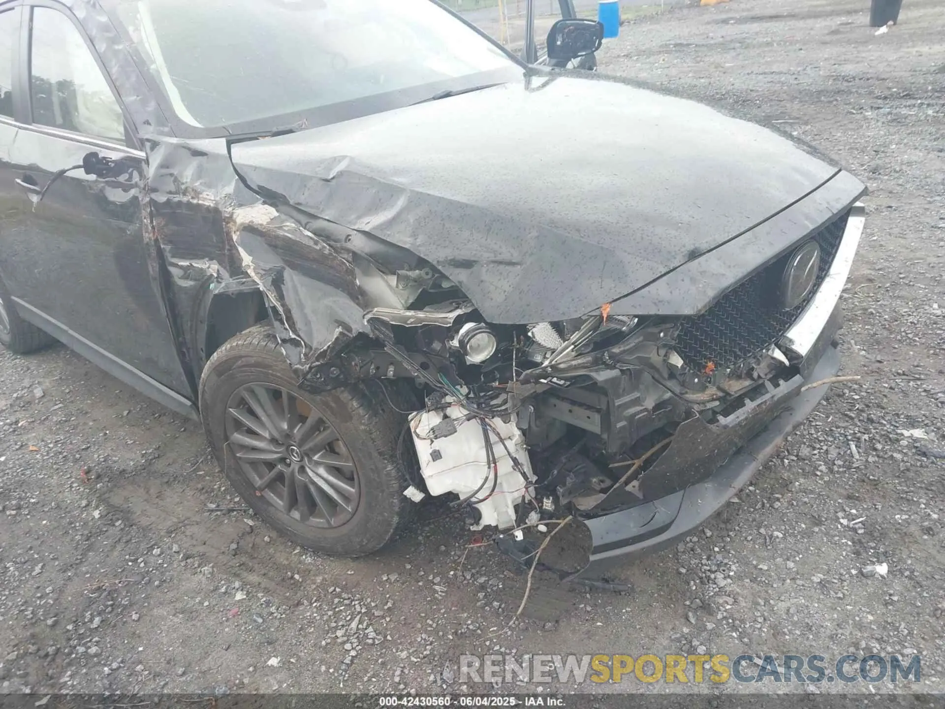 6 fotografías del automóvil dañado JM3KFACM0M0444391 MAZDA CX-5 2021