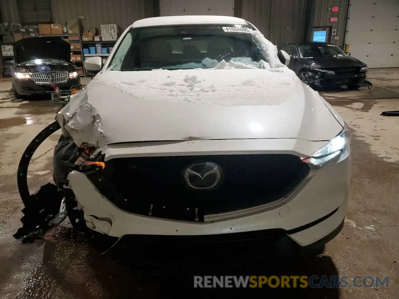 5 fotografías del automóvil dañado JM3KFACM0M1311950 MAZDA CX-5 2021