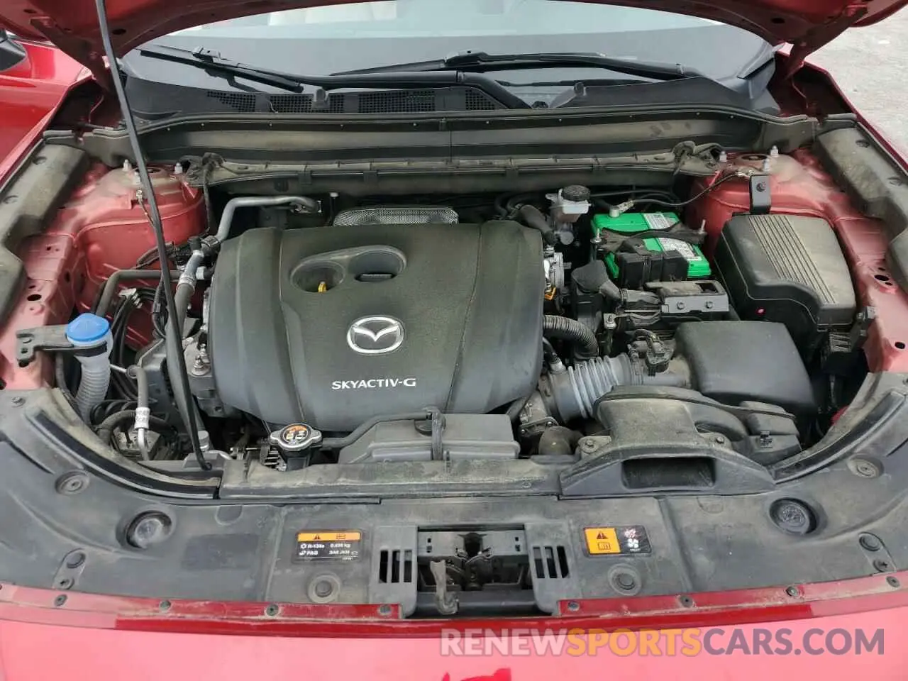 12 fotografías del automóvil dañado JM3KFACM1M0304981 MAZDA CX-5 2021