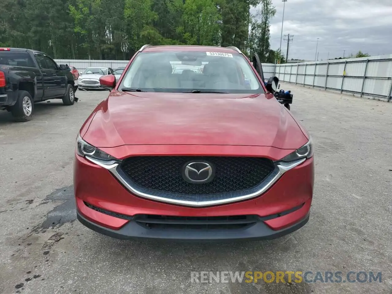 5 fotografías del automóvil dañado JM3KFACM1M0304981 MAZDA CX-5 2021