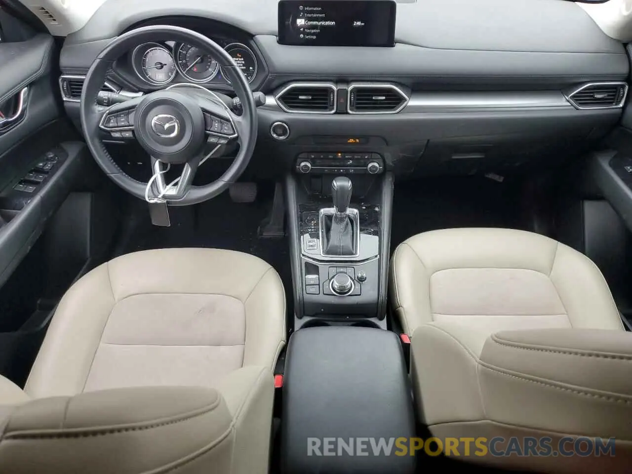 8 fotografías del automóvil dañado JM3KFACM1M0304981 MAZDA CX-5 2021