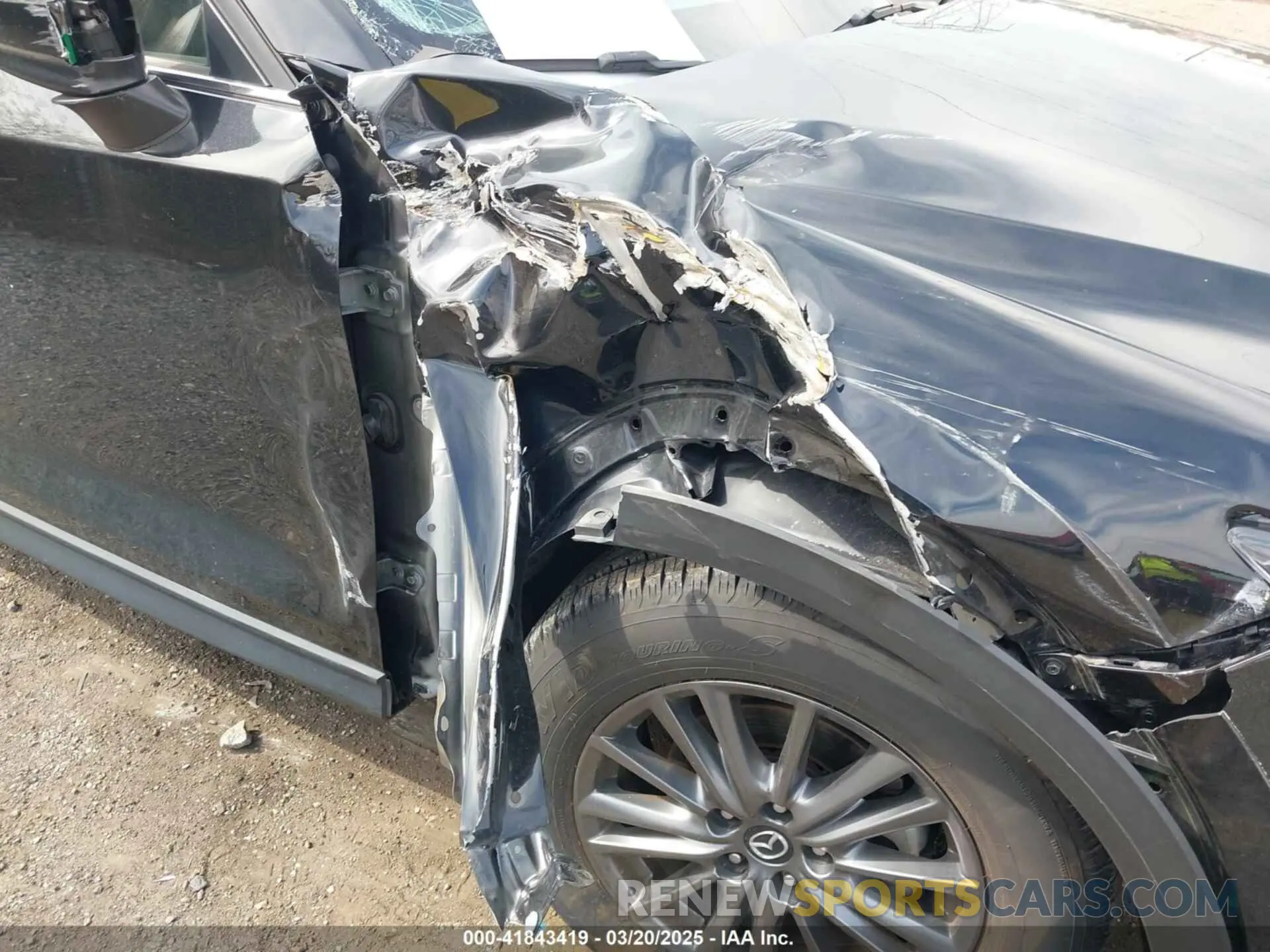 6 fotografías del automóvil dañado JM3KFACM1M0416714 MAZDA CX-5 2021
