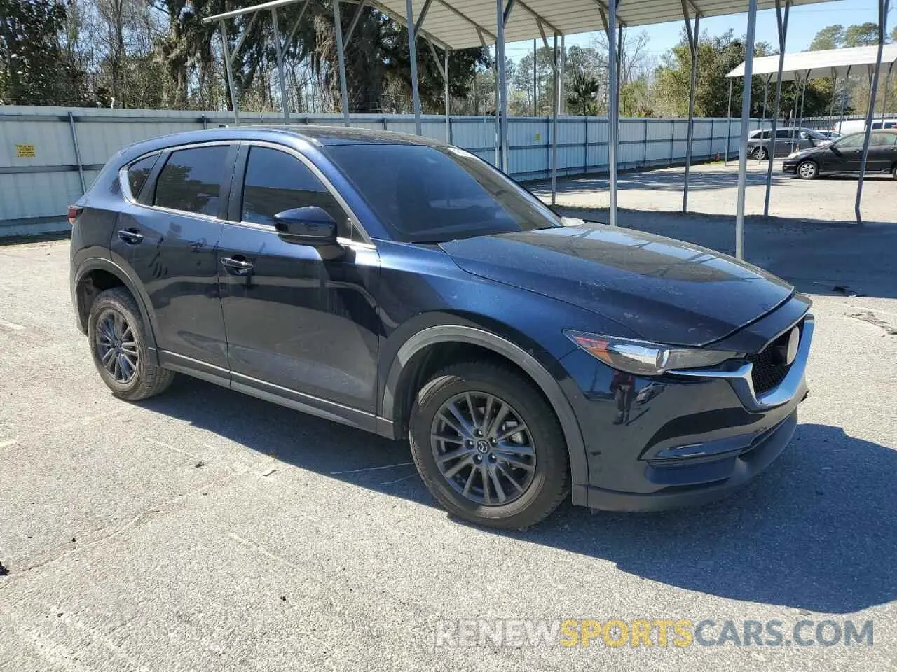 4 fotografías del automóvil dañado JM3KFACM1M0442455 MAZDA CX-5 2021