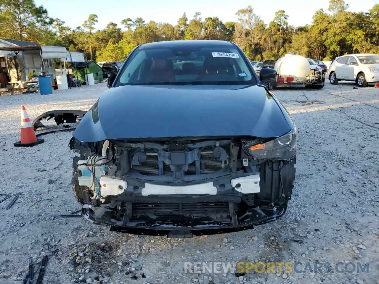 5 fotografías del automóvil dañado JM3KFACM3M0387734 MAZDA CX-5 2021