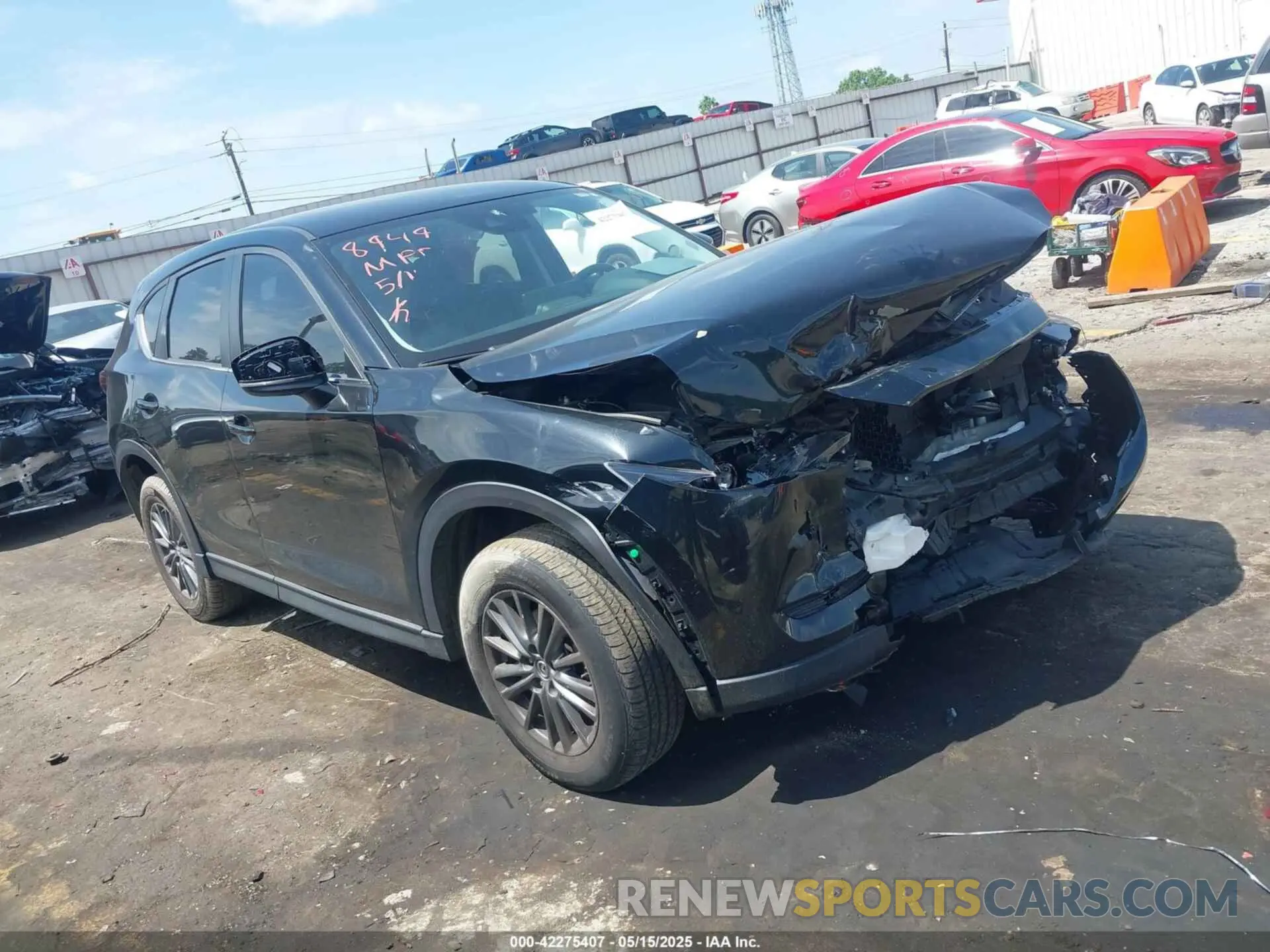 1 fotografías del automóvil dañado JM3KFACM4M0328949 MAZDA CX-5 2021