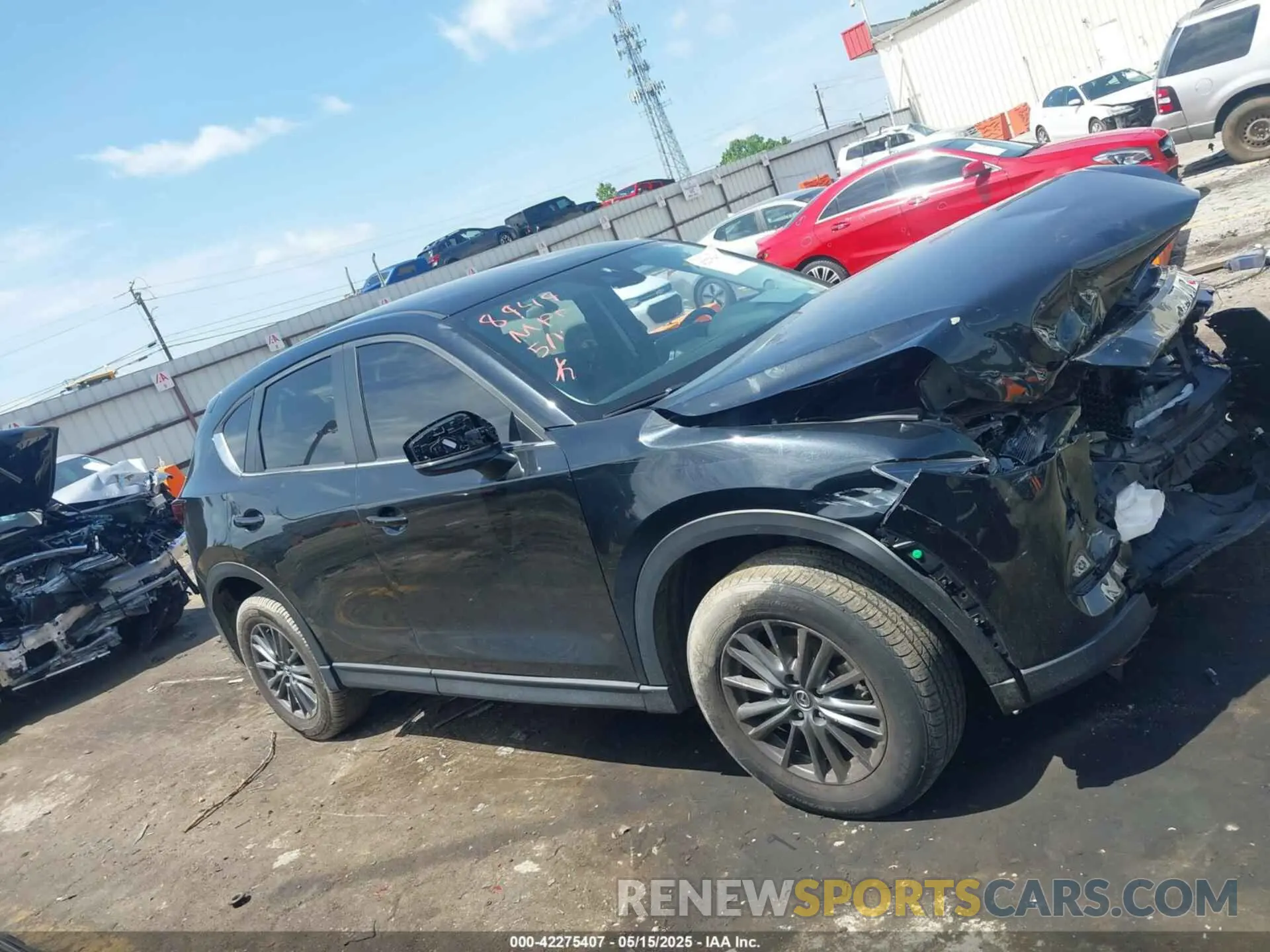 13 fotografías del automóvil dañado JM3KFACM4M0328949 MAZDA CX-5 2021