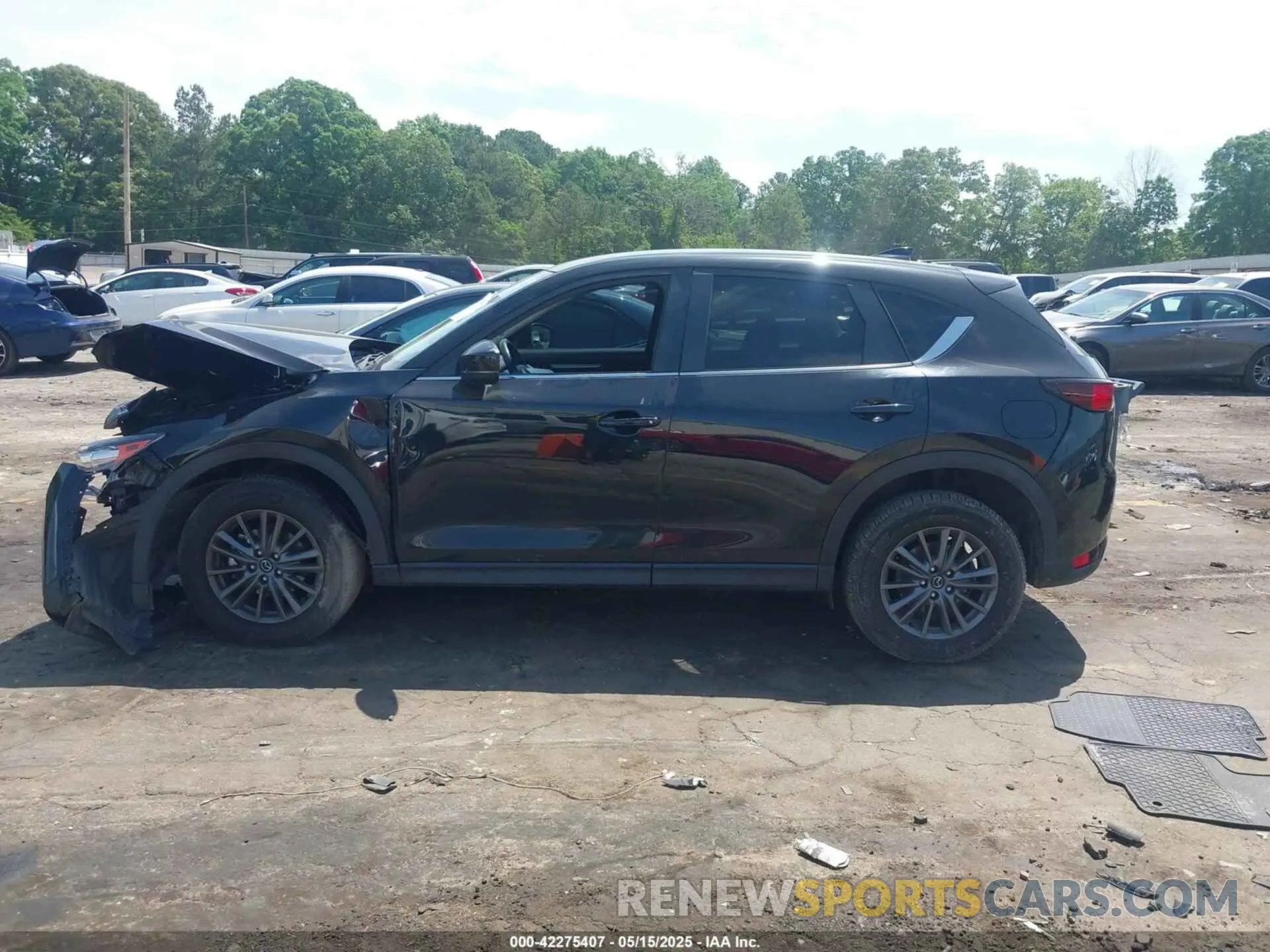 14 fotografías del automóvil dañado JM3KFACM4M0328949 MAZDA CX-5 2021