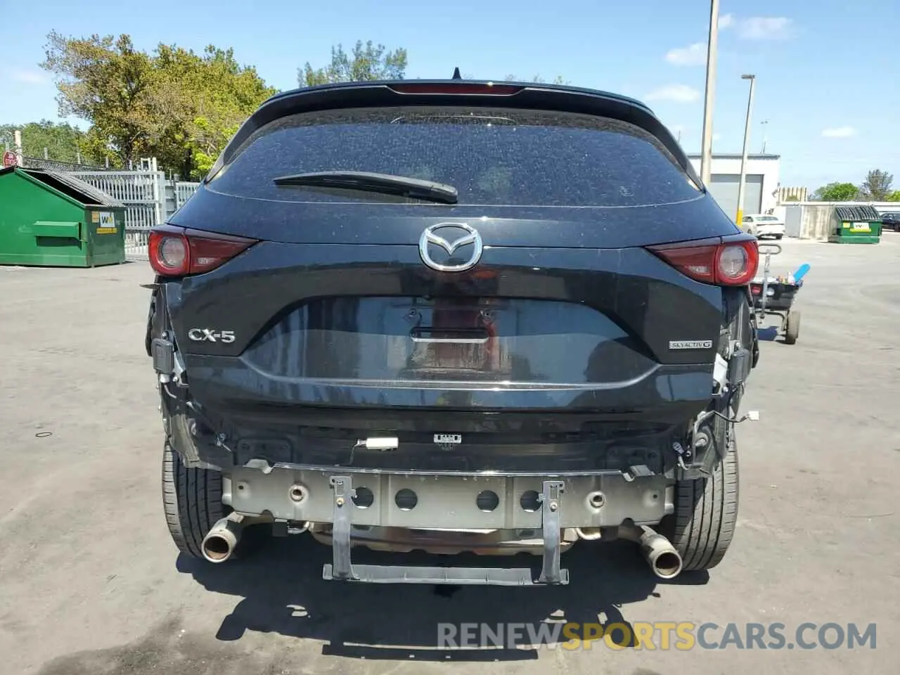 6 fotografías del automóvil dañado JM3KFACM4M0353169 MAZDA CX-5 2021