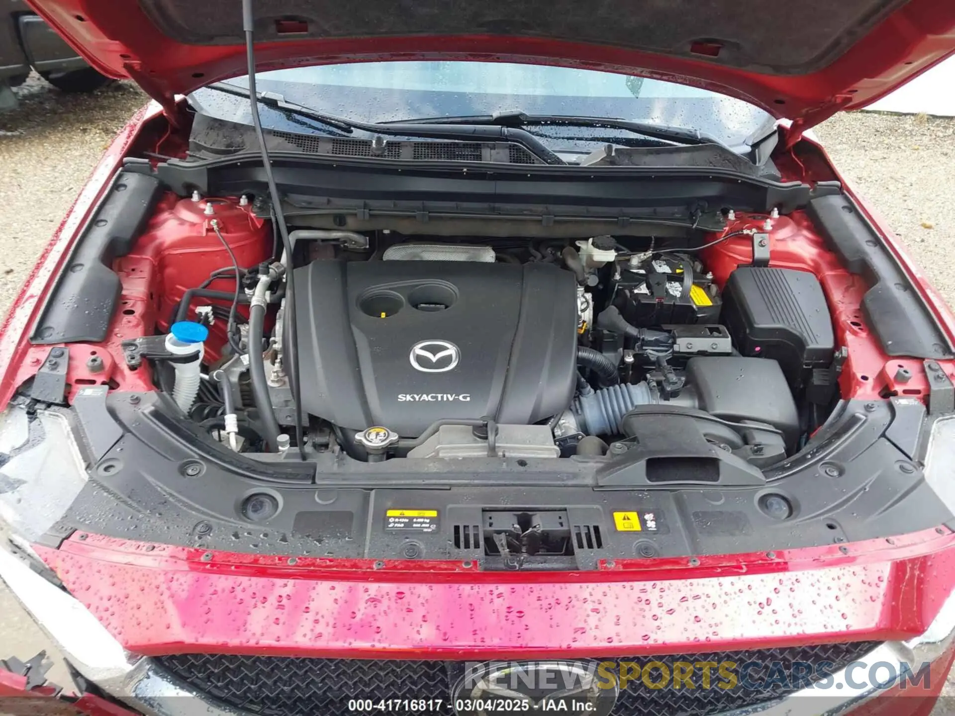 10 fotografías del automóvil dañado JM3KFACM4M0382834 MAZDA CX-5 2021