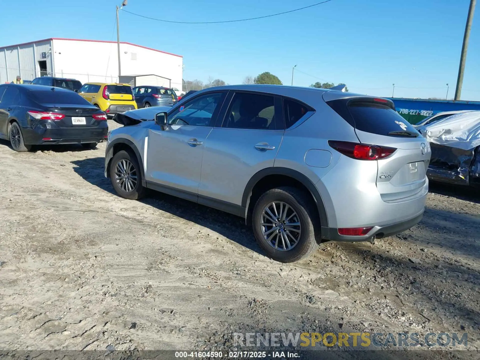 3 fotografías del automóvil dañado JM3KFACM4M0408445 MAZDA CX-5 2021