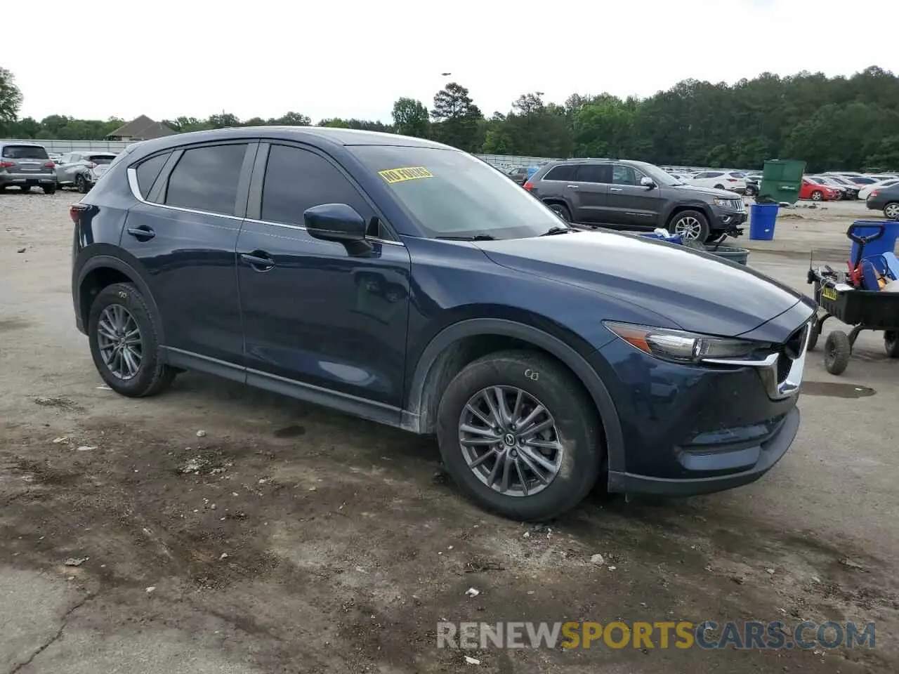 4 fotografías del automóvil dañado JM3KFACM5M0449327 MAZDA CX-5 2021