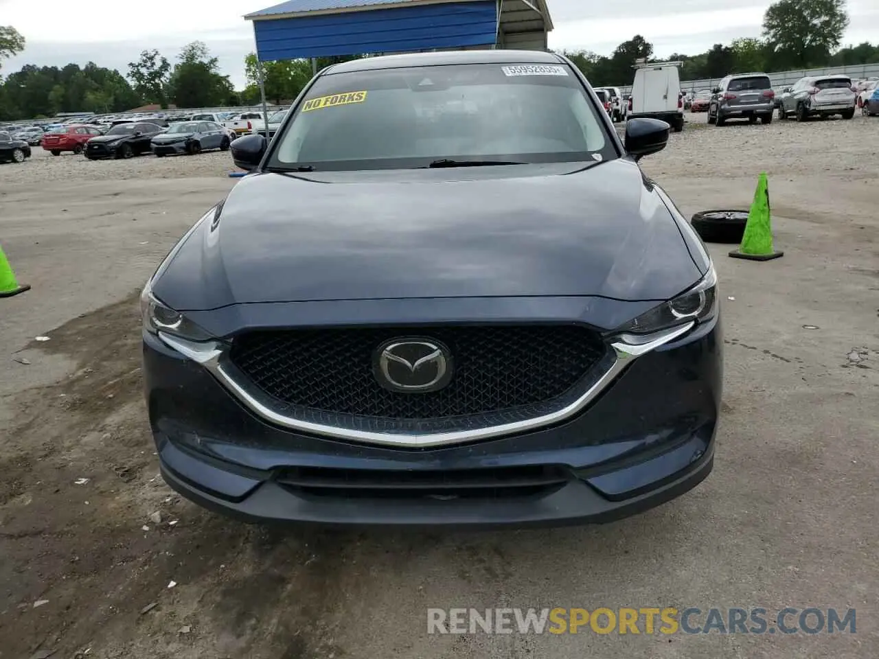 5 fotografías del automóvil dañado JM3KFACM5M0449327 MAZDA CX-5 2021