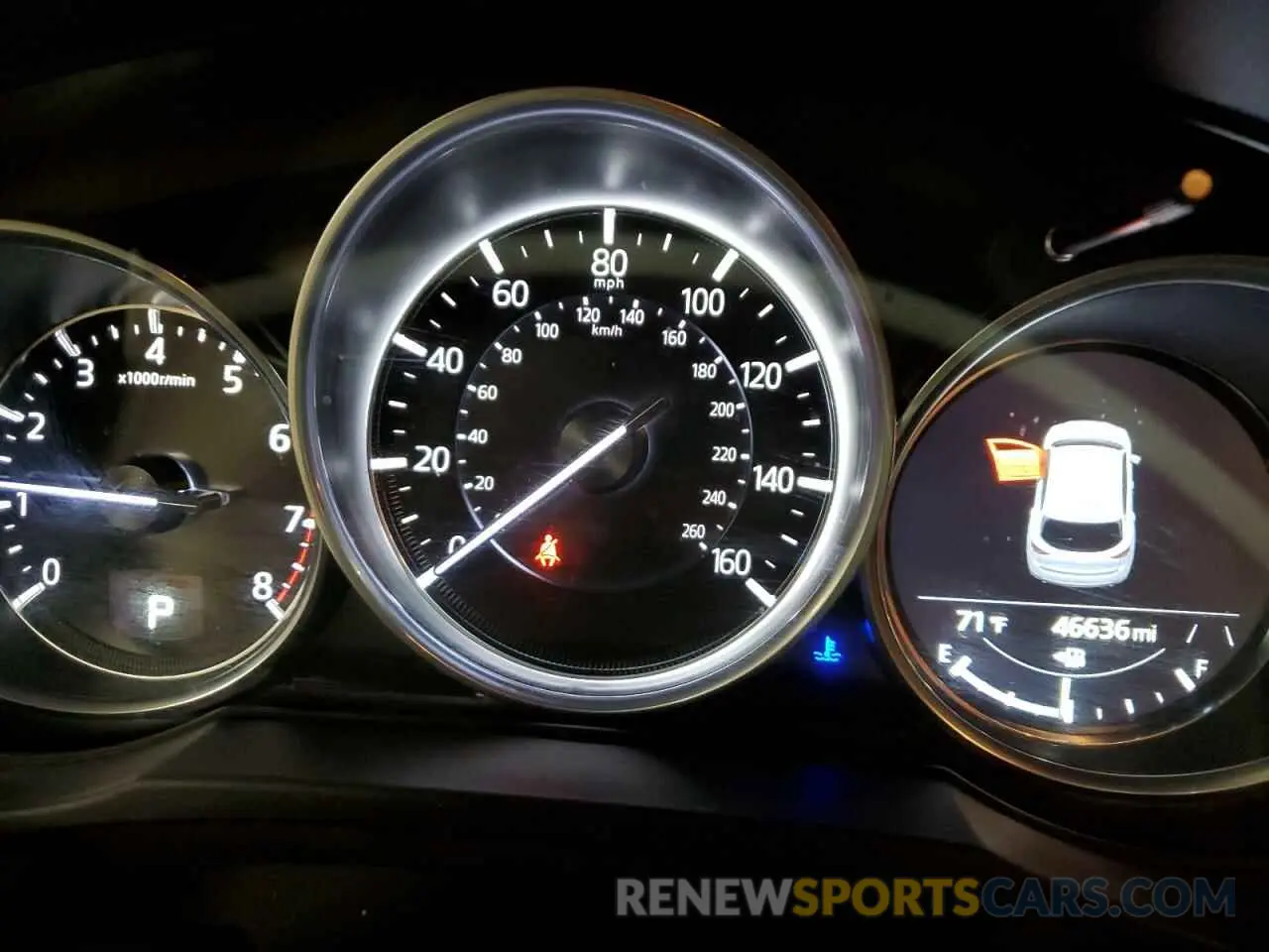 9 fotografías del automóvil dañado JM3KFACM5M1347827 MAZDA CX-5 2021
