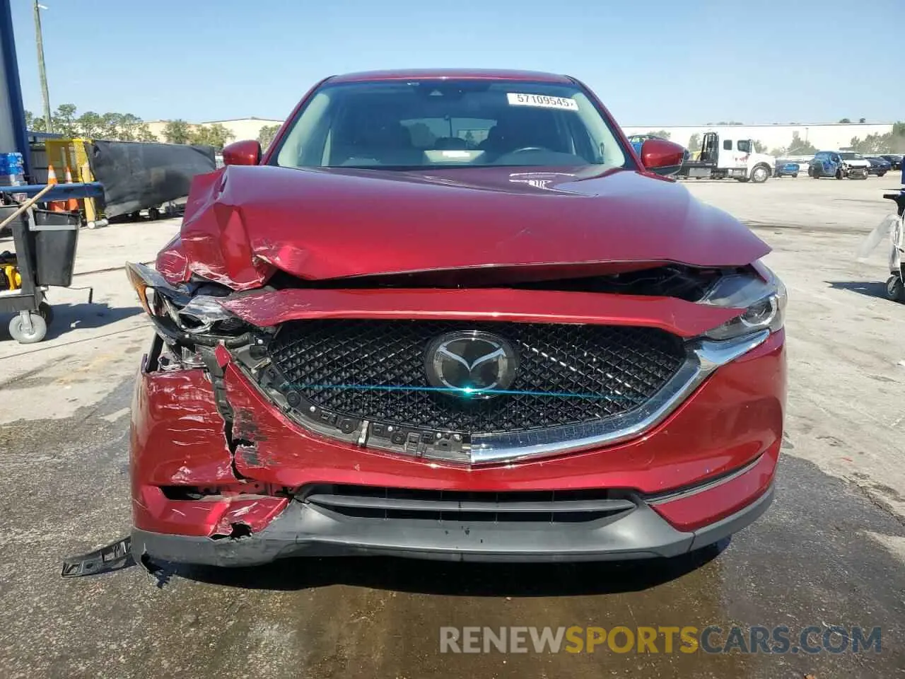 5 fotografías del automóvil dañado JM3KFACM6M0330878 MAZDA CX-5 2021
