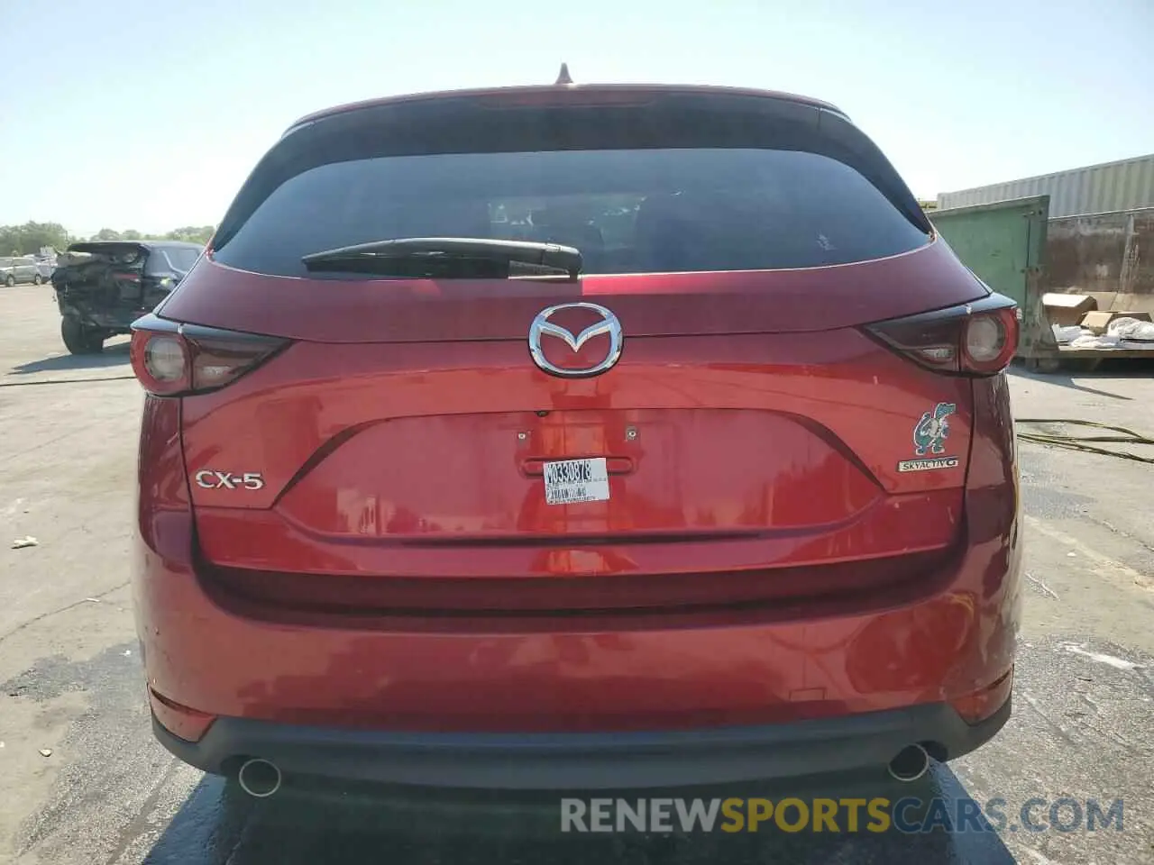 6 fotografías del automóvil dañado JM3KFACM6M0330878 MAZDA CX-5 2021