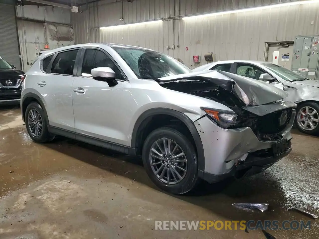 4 fotografías del automóvil dañado JM3KFACM6M1354804 MAZDA CX-5 2021