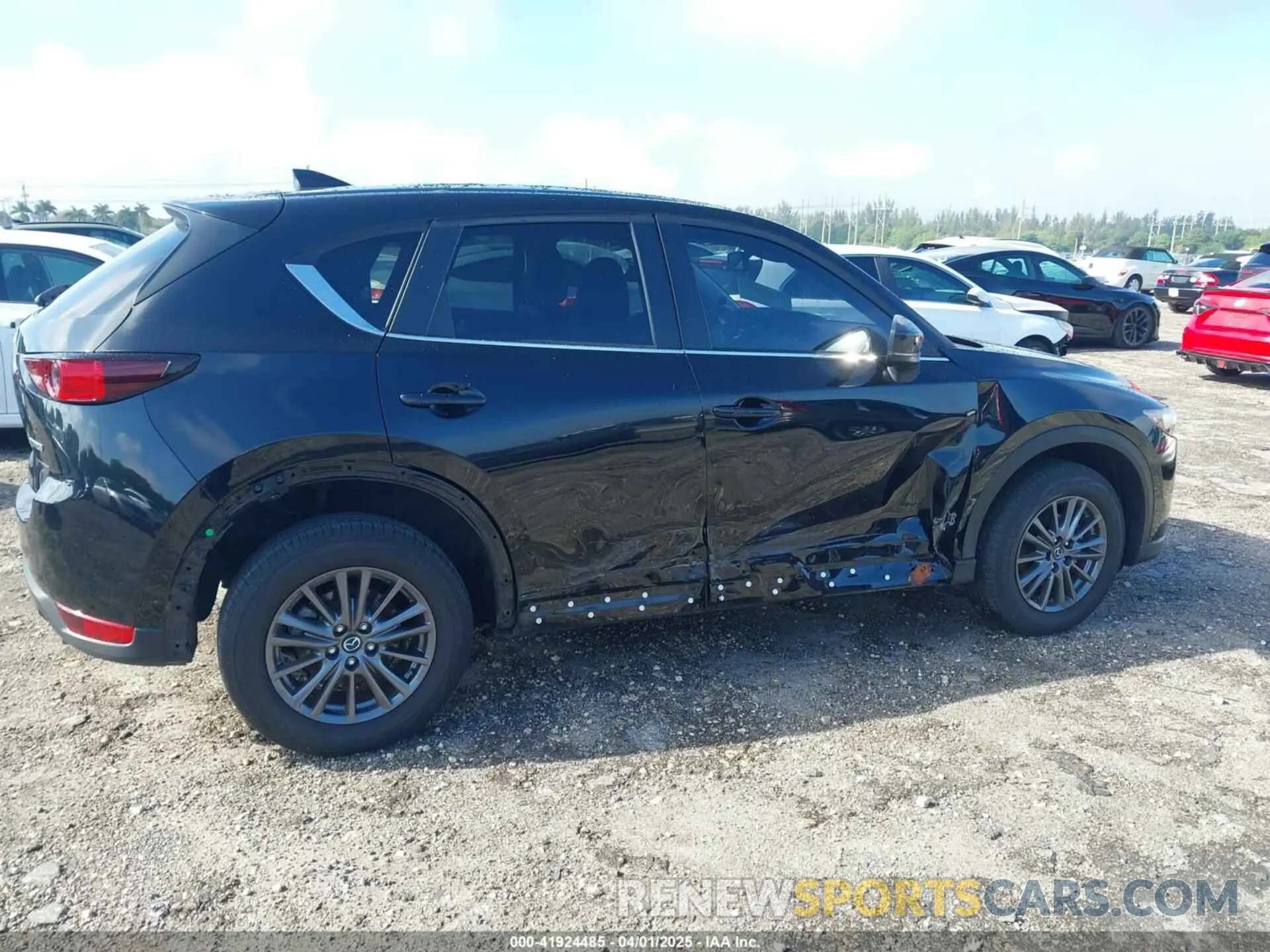 6 fotografías del automóvil dañado JM3KFACM8M0377619 MAZDA CX-5 2021