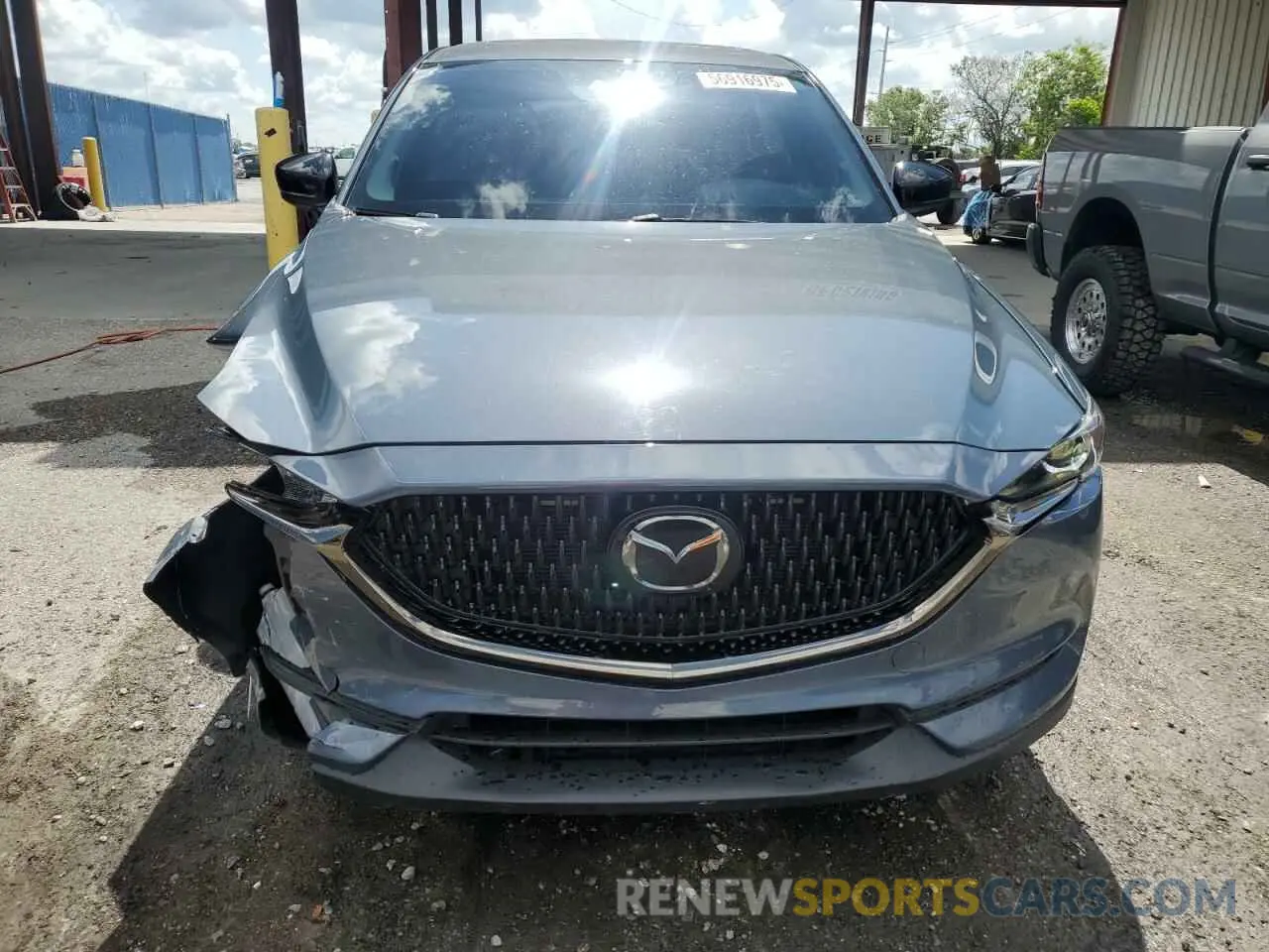 5 fotografías del automóvil dañado JM3KFACM8M0378608 MAZDA CX-5 2021
