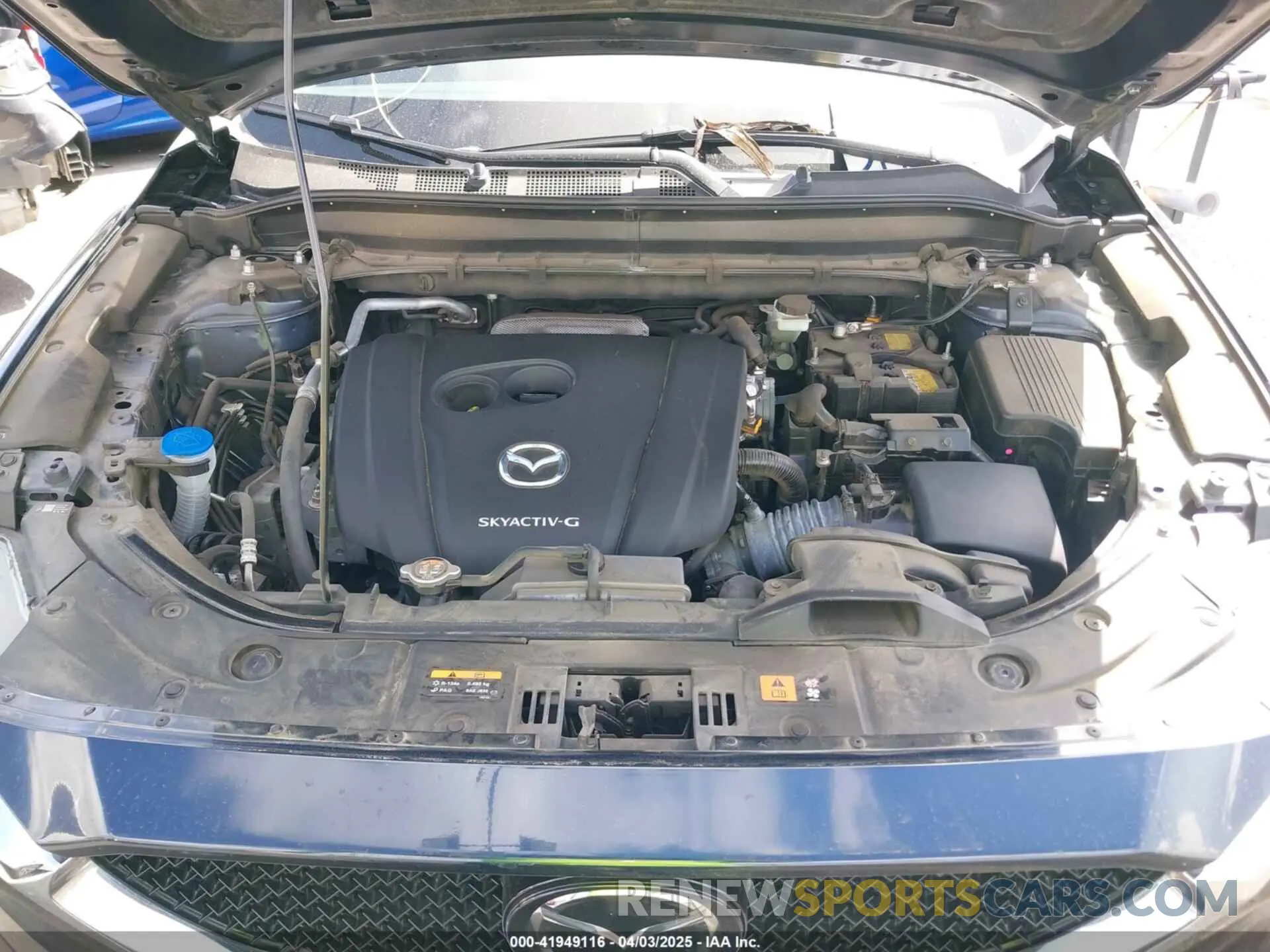 10 fotografías del automóvil dañado JM3KFACM9M0410031 MAZDA CX-5 2021