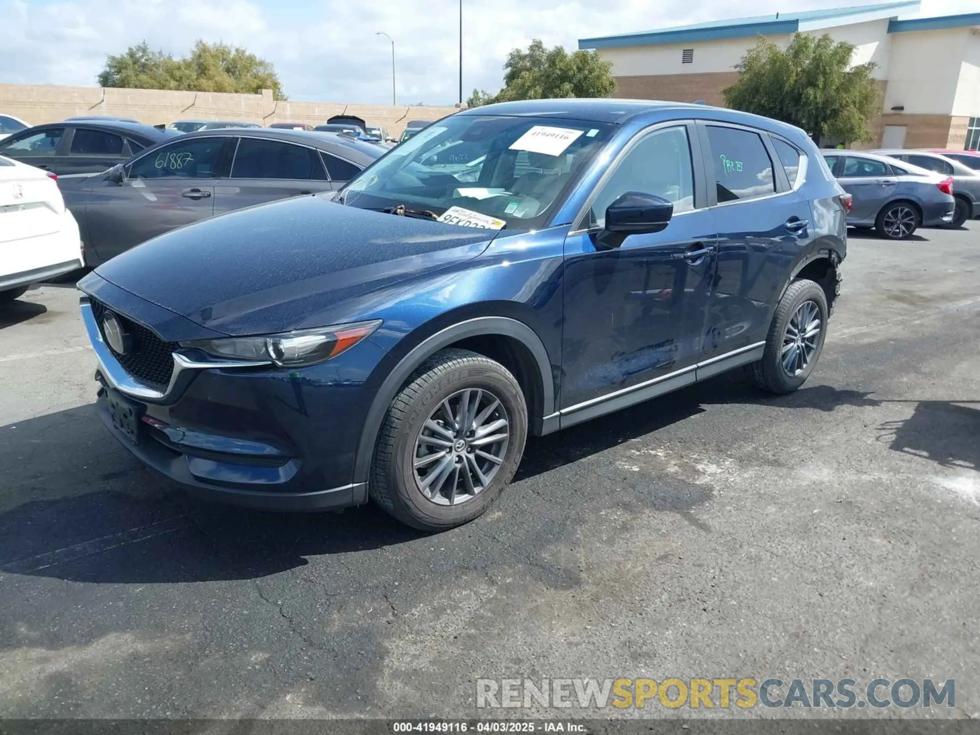 15 fotografías del automóvil dañado JM3KFACM9M0410031 MAZDA CX-5 2021