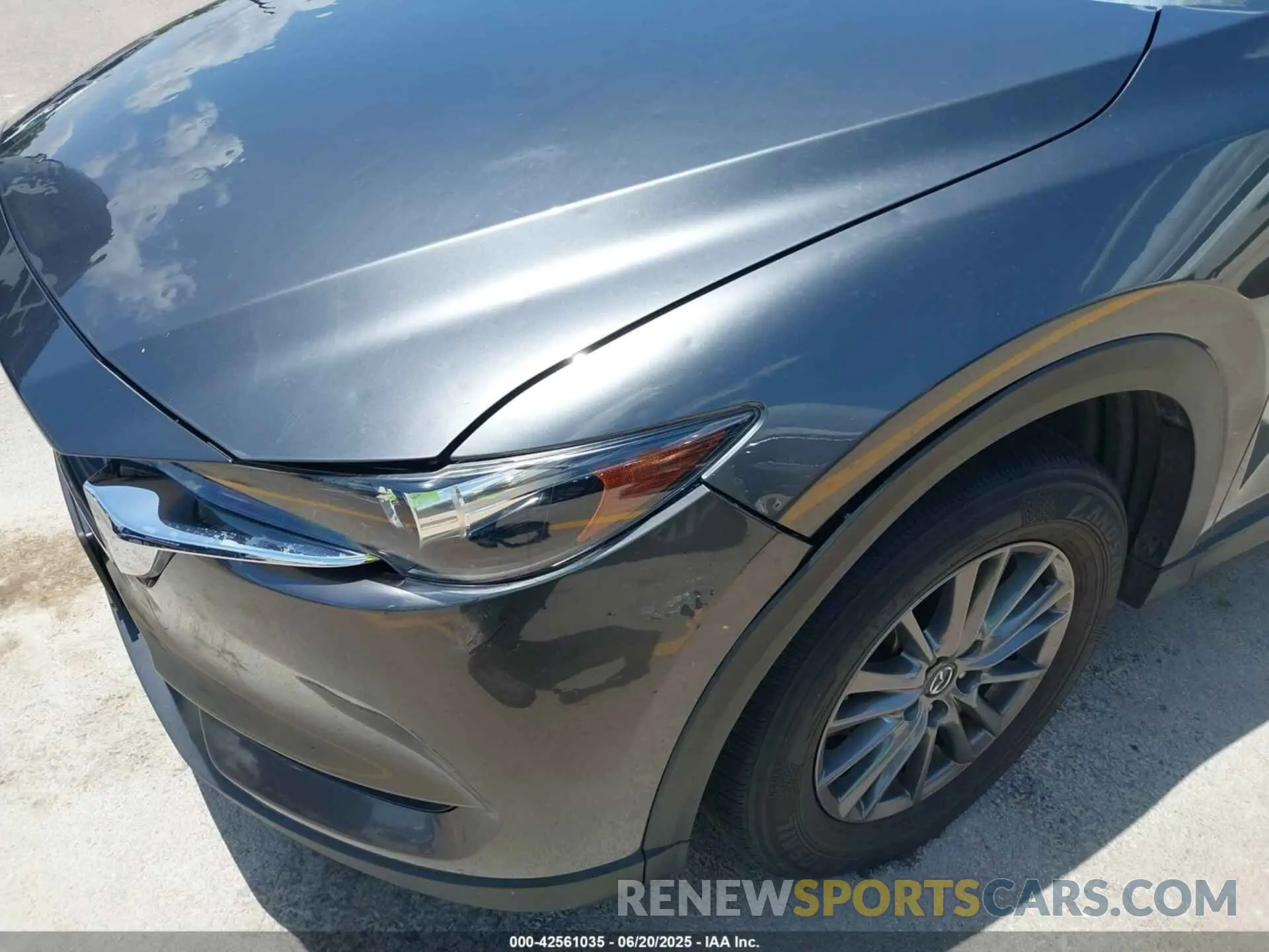 18 fotografías del automóvil dañado JM3KFACMXM0332701 MAZDA CX-5 2021