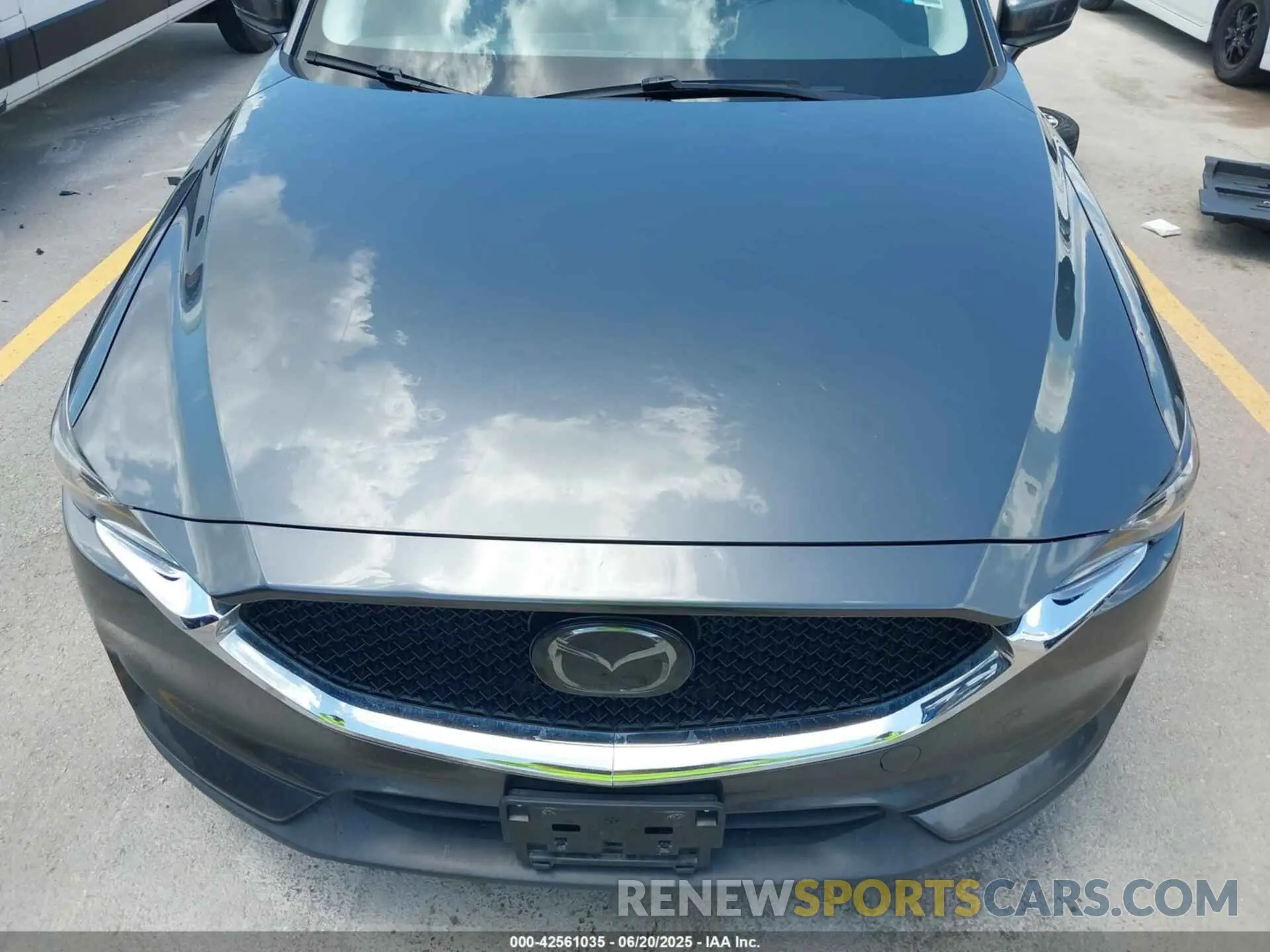 6 fotografías del automóvil dañado JM3KFACMXM0332701 MAZDA CX-5 2021
