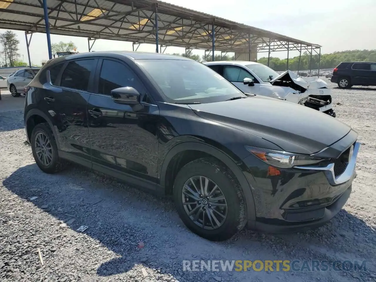 4 fotografías del automóvil dañado JM3KFACMXM0425900 MAZDA CX-5 2021