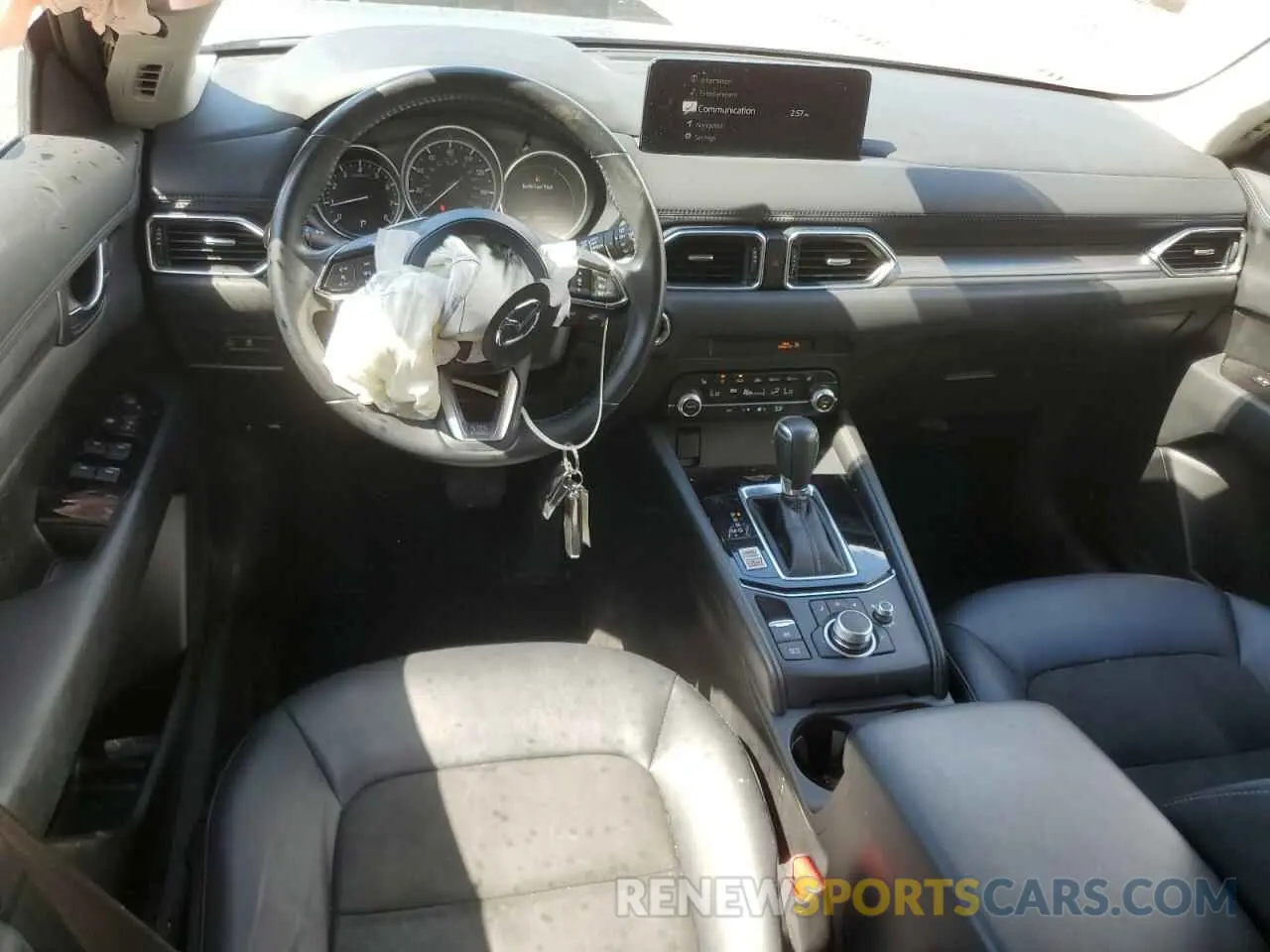 8 fotografías del automóvil dañado JM3KFACMXM0443698 MAZDA CX-5 2021