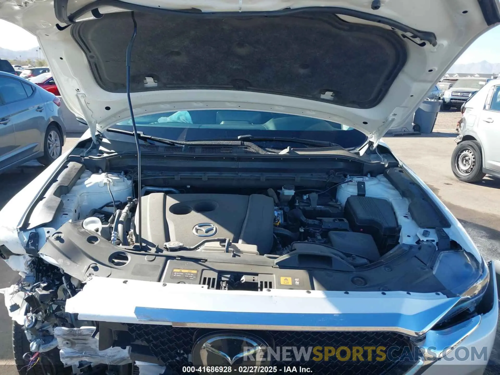 10 fotografías del automóvil dañado JM3KFACMXM1383738 MAZDA CX-5 2021