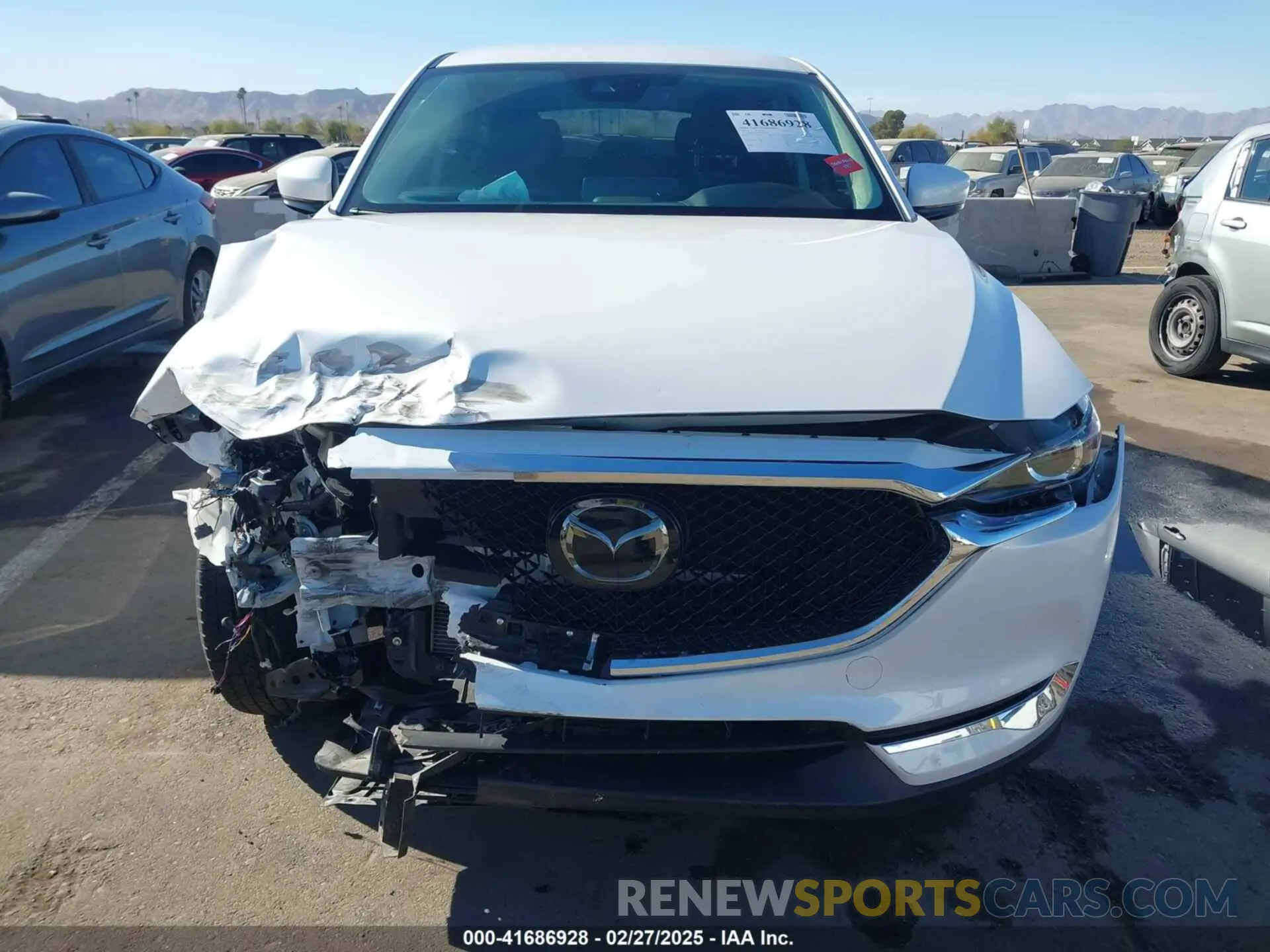 12 fotografías del automóvil dañado JM3KFACMXM1383738 MAZDA CX-5 2021