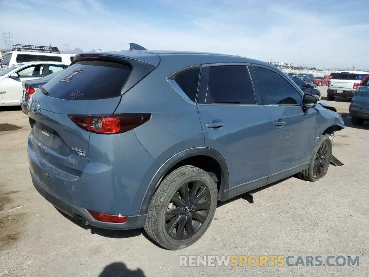3 fotografías del automóvil dañado JM3KFACY2M0346966 MAZDA CX-5 2021