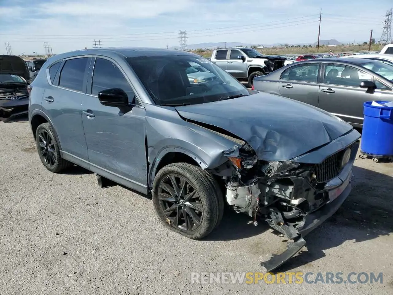 4 fotografías del automóvil dañado JM3KFACY2M0346966 MAZDA CX-5 2021