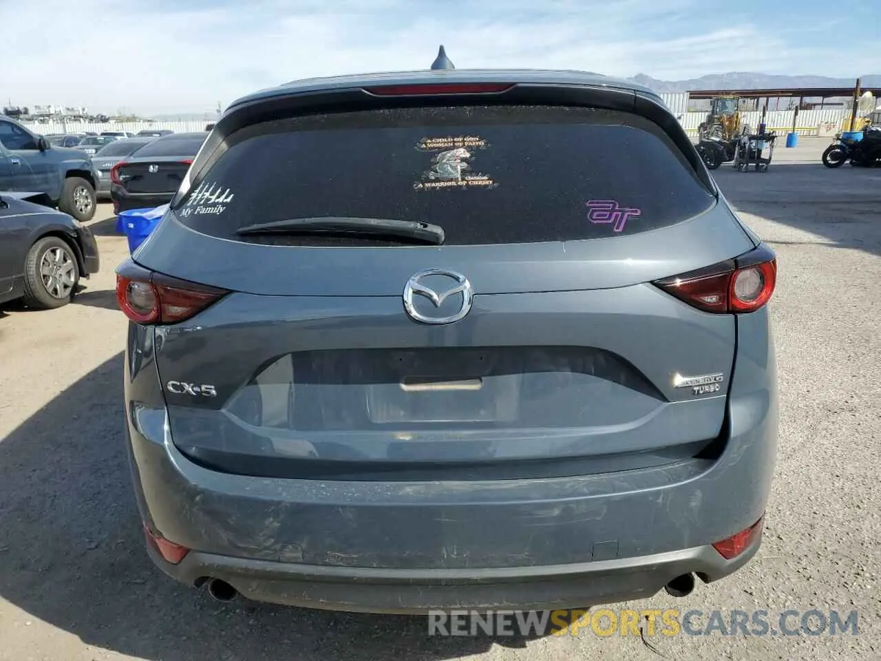 6 fotografías del automóvil dañado JM3KFACY2M0346966 MAZDA CX-5 2021