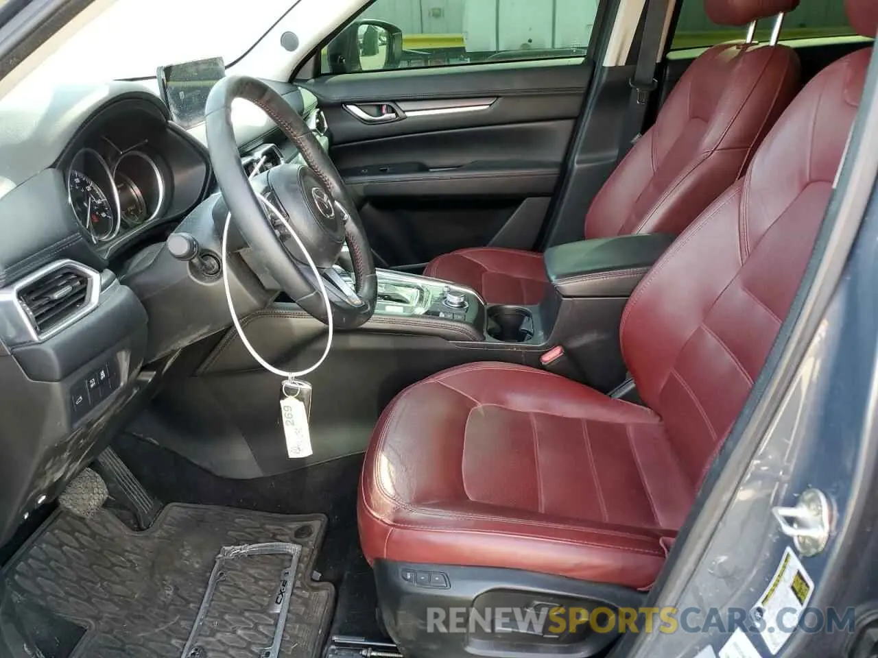 7 fotografías del automóvil dañado JM3KFACY2M0346966 MAZDA CX-5 2021