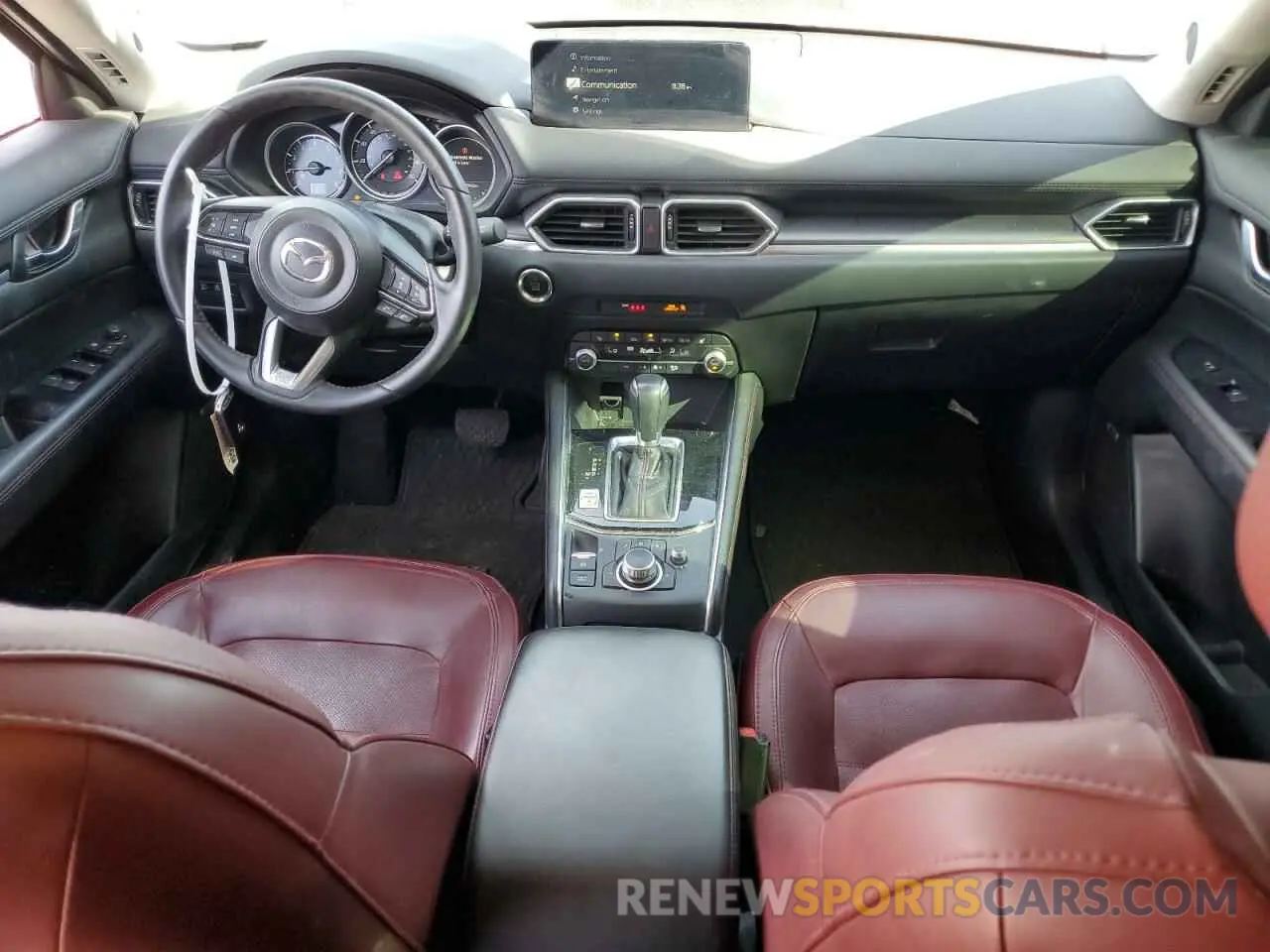 8 fotografías del automóvil dañado JM3KFACY2M0346966 MAZDA CX-5 2021