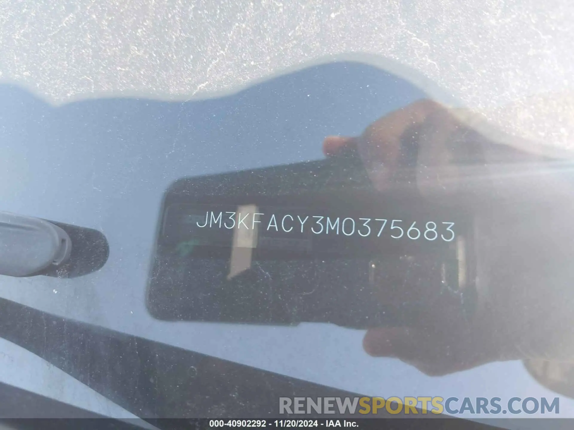 9 fotografías del automóvil dañado JM3KFACY3M0375683 MAZDA CX-5 2021