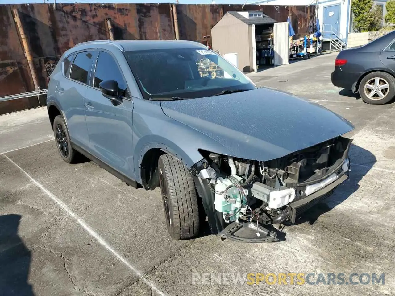 4 fotografías del automóvil dañado JM3KFACY7M0369238 MAZDA CX-5 2021
