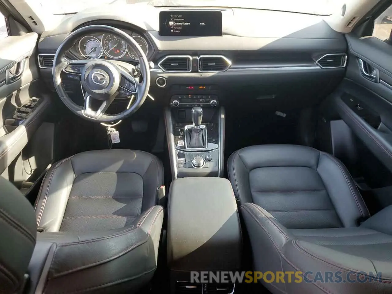 8 fotografías del automóvil dañado JM3KFACY7M0369238 MAZDA CX-5 2021