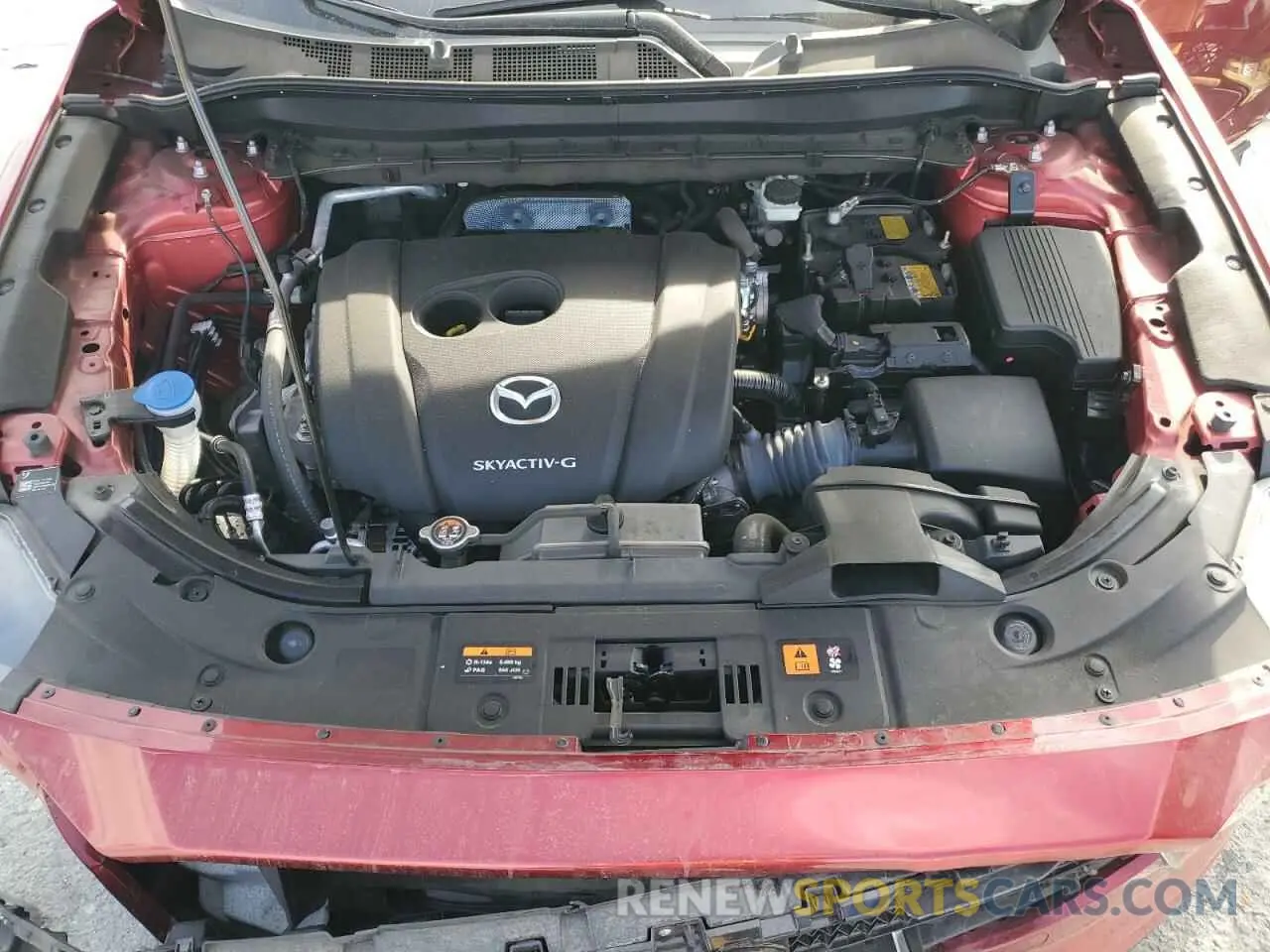 12 fotografías del automóvil dañado JM3KFADM1M0408322 MAZDA CX-5 2021