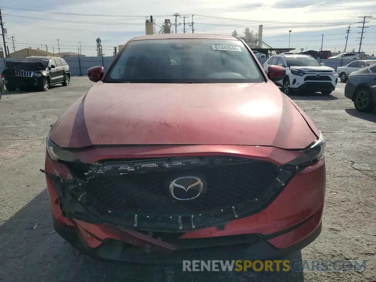 5 fotografías del automóvil dañado JM3KFADM1M0408322 MAZDA CX-5 2021