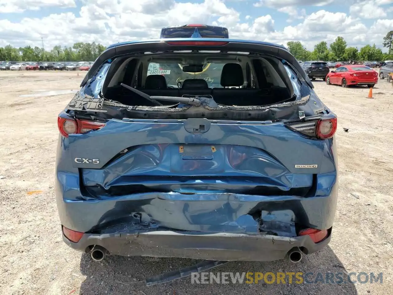 6 fotografías del automóvil dañado JM3KFADM1M1324883 MAZDA CX-5 2021