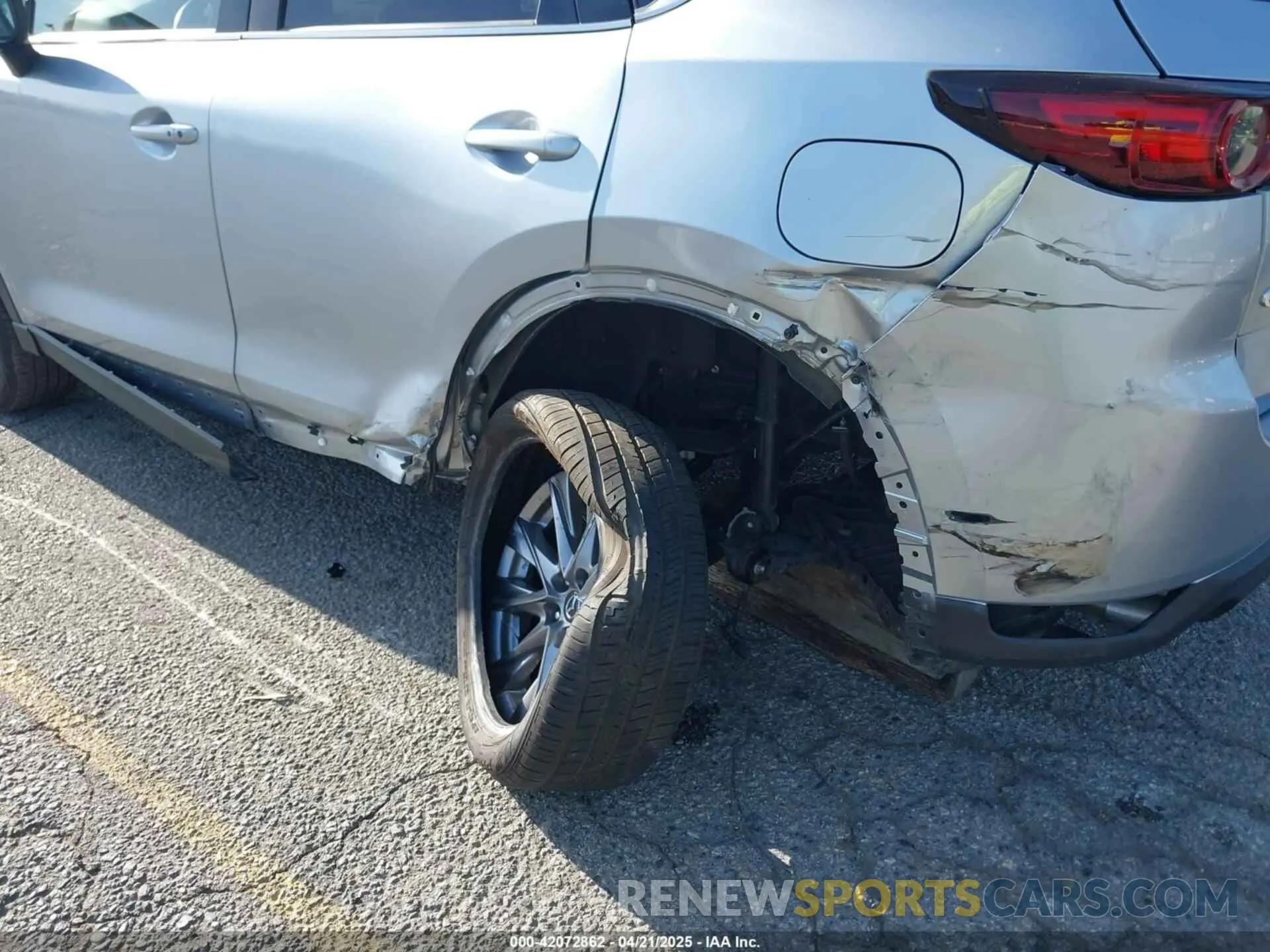 6 fotografías del automóvil dañado JM3KFADM1M1393251 MAZDA CX-5 2021