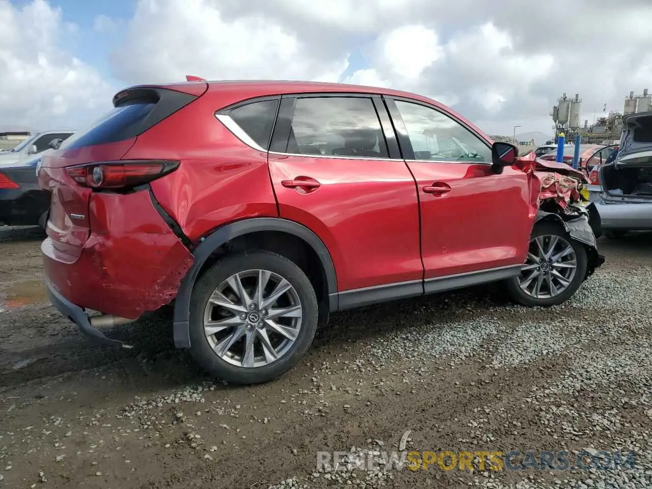 3 fotografías del automóvil dañado JM3KFADM1M1395789 MAZDA CX-5 2021