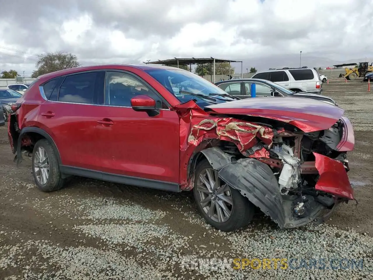 4 fotografías del automóvil dañado JM3KFADM1M1395789 MAZDA CX-5 2021