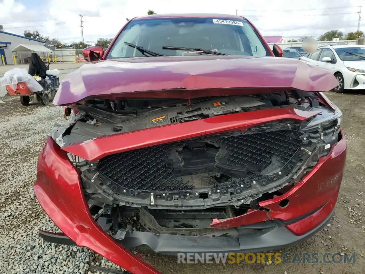 5 fotografías del automóvil dañado JM3KFADM1M1395789 MAZDA CX-5 2021