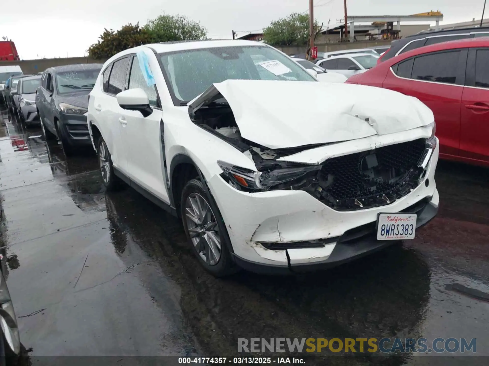 1 fotografías del automóvil dañado JM3KFADM2M0306706 MAZDA CX-5 2021